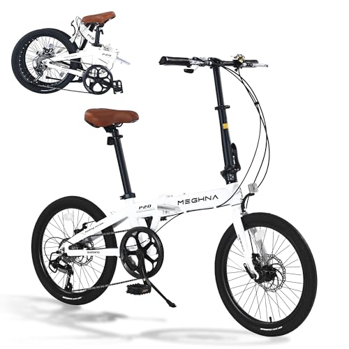 MEGHNA 20Zoll Faltrad Faltbar Fahrrad ALU Klapprad Shimano 7...