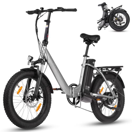 SAXXX E Bike Klapprad 20 Zoll mit 36V 13Ah Akku, E Fahrrad...