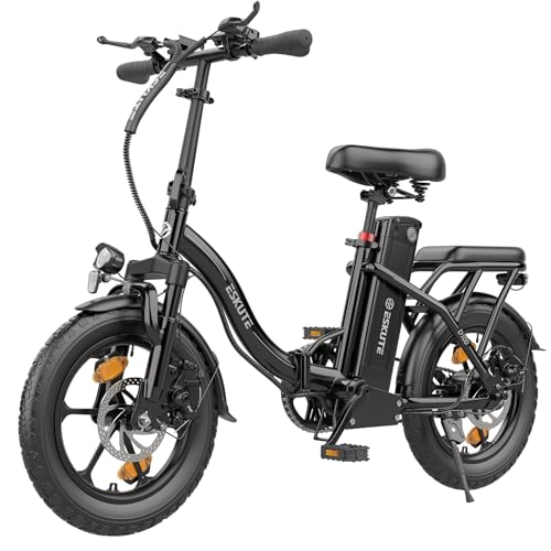 ESKUTE D100 E-Bike Klapprad 16 x 2,5 Zoll, Elektrofahrrad...