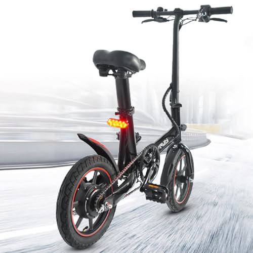 E-Bike Klapprad Elektrofahrrad mit 14 Zoll Tire, Tragbares...