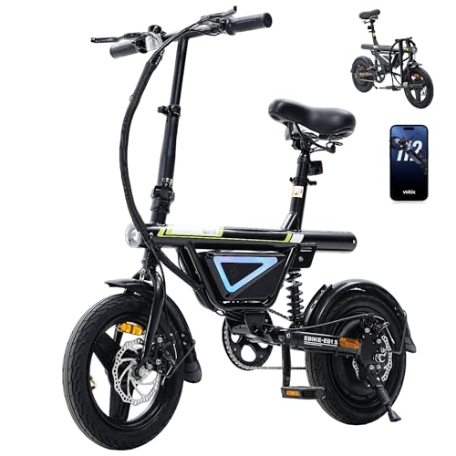 Finbike E Bike klapprad für Herren und Damen, 14 Zoll...
