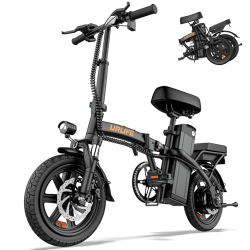 URLIFE E-Bike Klapprad14, 48V 7.5Ah Austauschbarem Akku für...
