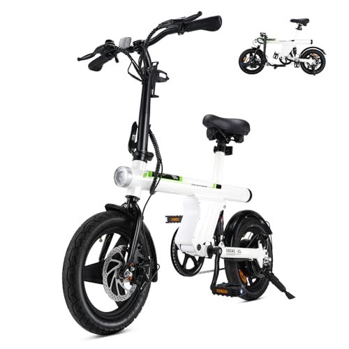 Finbike E Bike Klapprad,16 Zoll Elektrofahrrad 7.8Ah Akku...