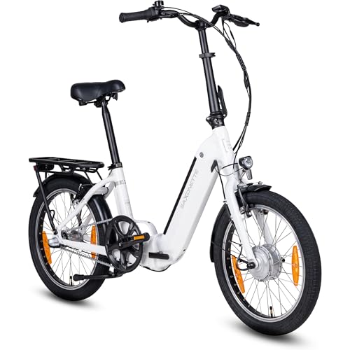 SAXONETTE E Bike Klapprad 20 Zoll mit Rücktrittbremse und...