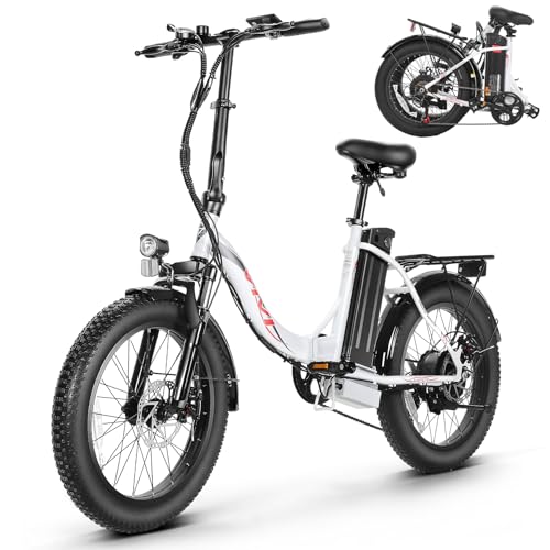 ANCHEER Klapprad E-Bike, 20'*3.0 Elektrofahrrad mit 36V...
