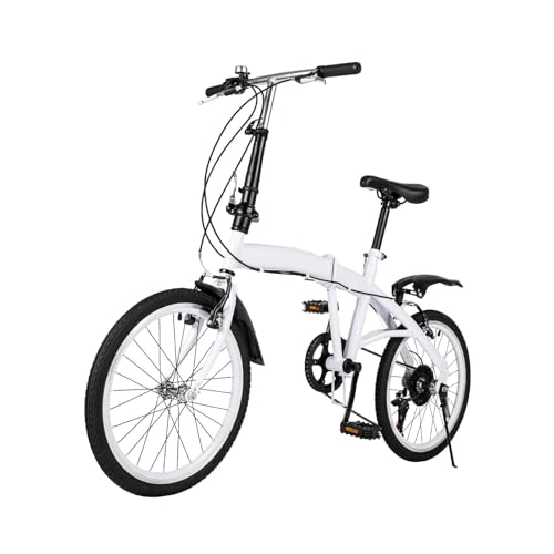 JJsdwin 20 Zoll Klappfahrrad Erwachsene, Klapprad Leicht Mit...