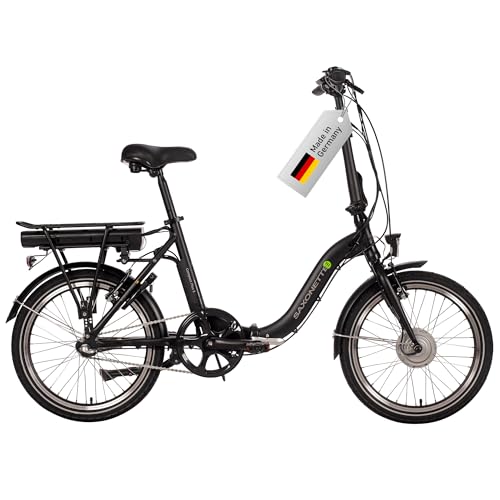 SAXONETTE E Bike Klapprad 20 Zoll mit Nabenmotor...