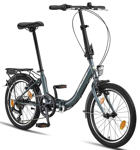 Chillaxx Bike URBAN 20 Zoll Faltrad, Klapprad, 6 Gang...