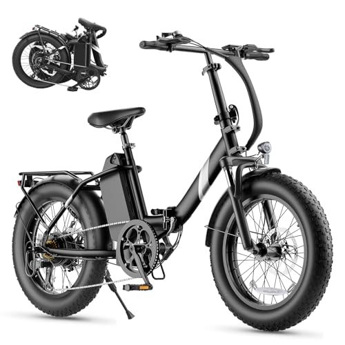 Touroll S3 E-Bike Klapprad, 20*3.0 Zoll Fat Tire...