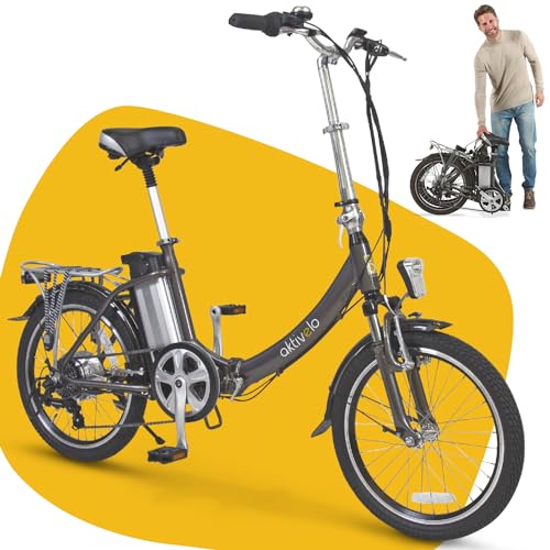aktivelo E-Klapprad, 20 Zoll E-Bike, Faltrad mit...
