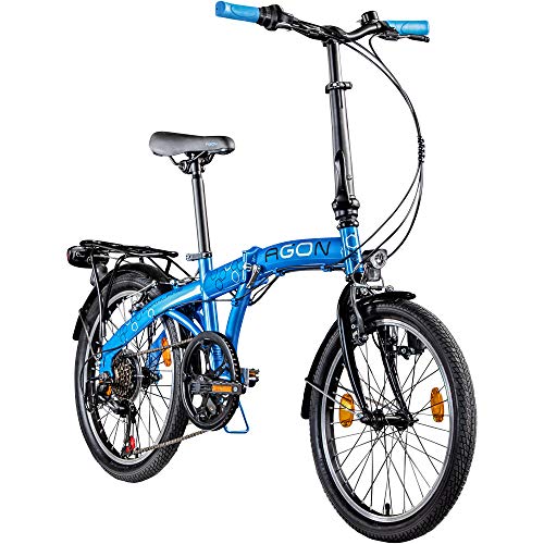 AGON Parklane 20 Zoll Klapprad Fahrrad Faltrad Klappfahrrad...