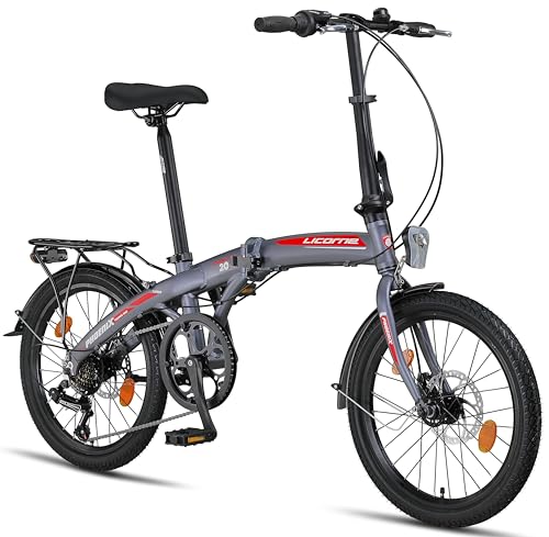 Licorne Bike Phoenix 2D 20 Zoll Aluminium Faltrad Klapprad...