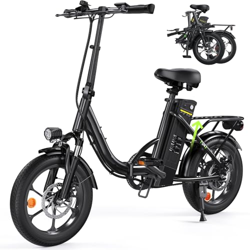 Finbike Klapprad E-Bike 16 * 2.15 Zoll Fat Tire,Tragbares...