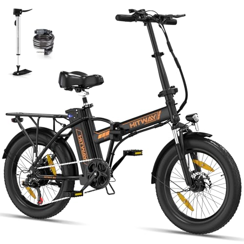 HITWAY E Bike 20'*3,0/20'*4,0 Fat Tire Elektrofahrrad...