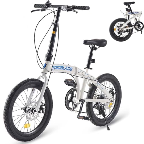 LSBIKE 20 Zoll Klapprad, 7-Gang Shimano Schaltung, Faltbares...